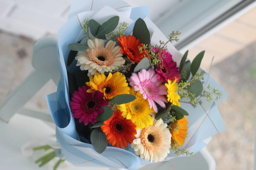 Букет цветов из: Герберы в Заметчино