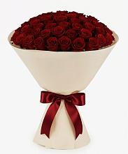 Букет 101 Бордовая роза Блэк Бакарра в Заметчино