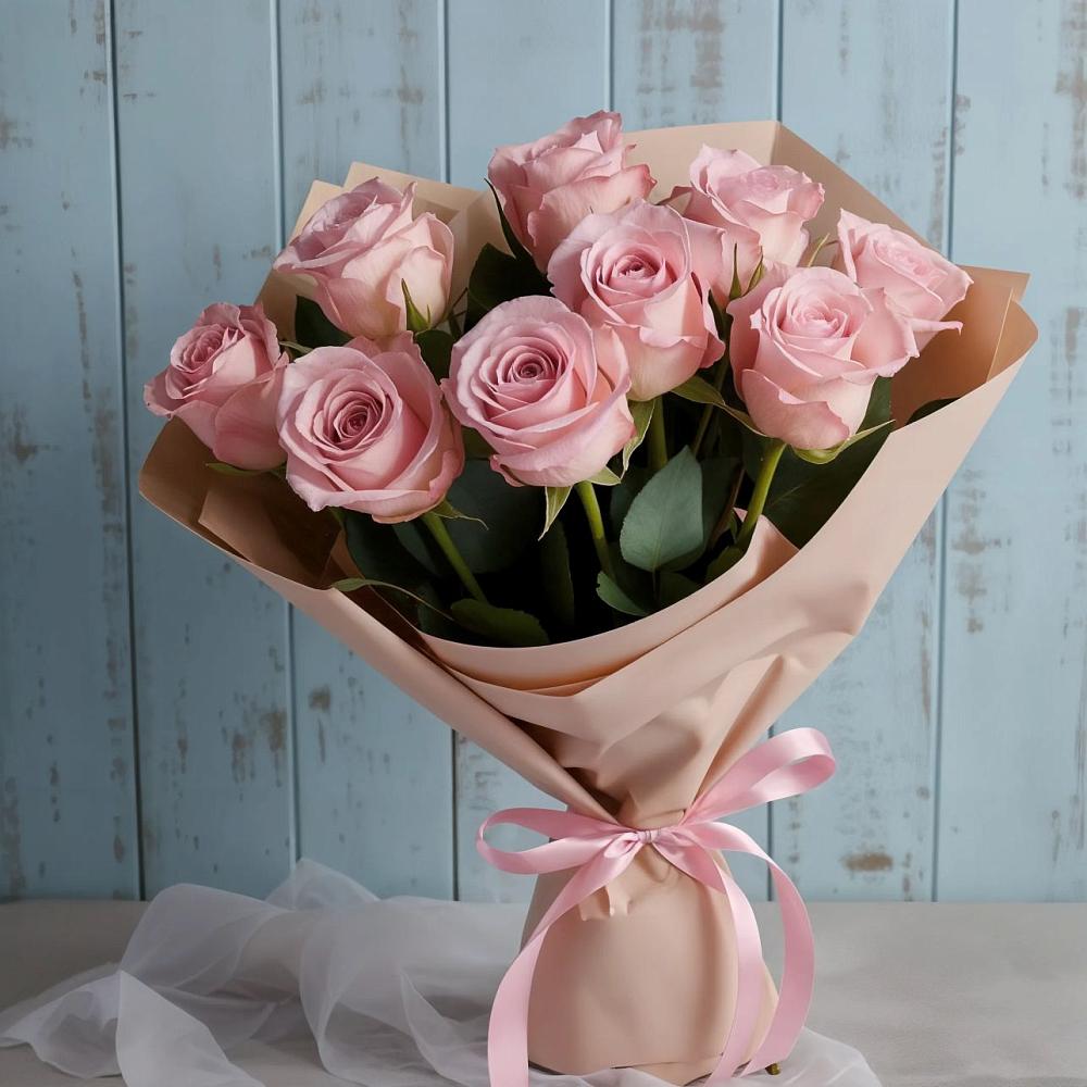 Букет цветов из: Розы в Заметчино