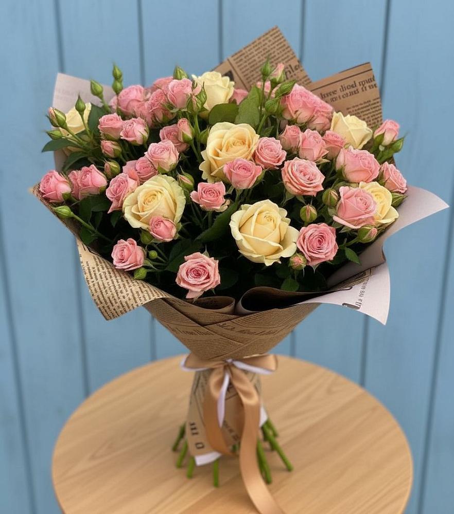 Букет цветов из: Розы в Заметчино