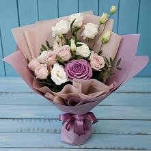 Букет цветов из:  Розы и Лизиантусы #REPLACE_PRED# Заметчино