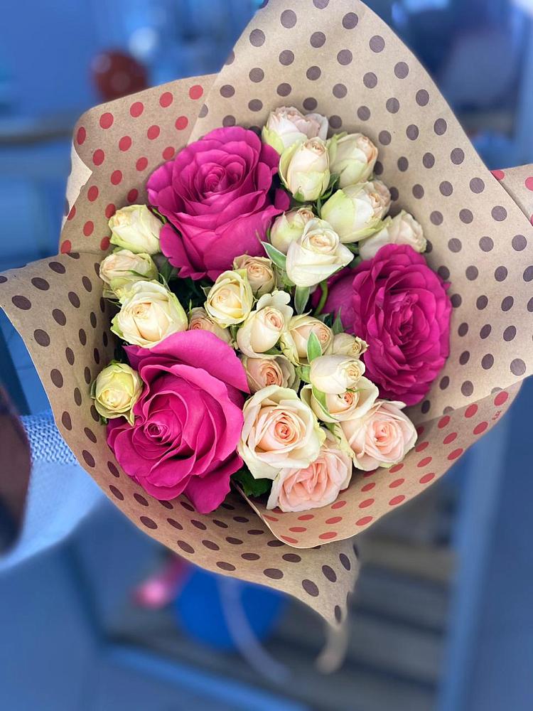 Букет цветов из: Розы в Заметчино