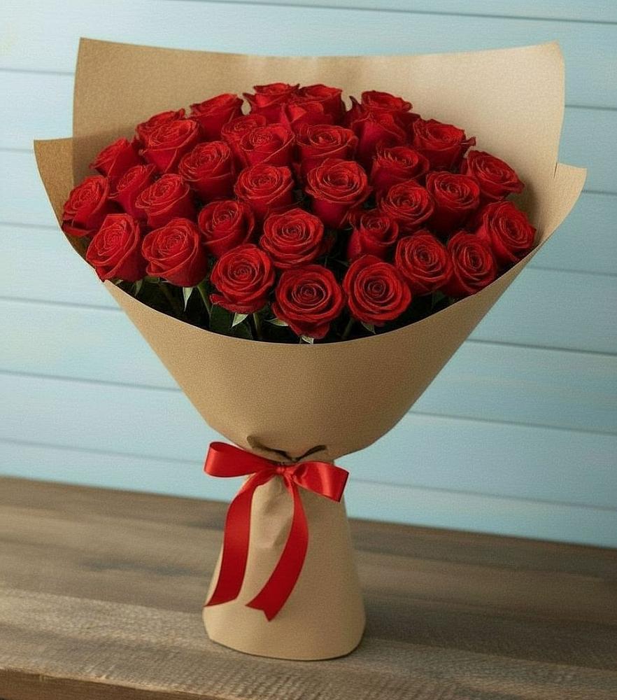 Букет Красные розы Милано в Заметчино