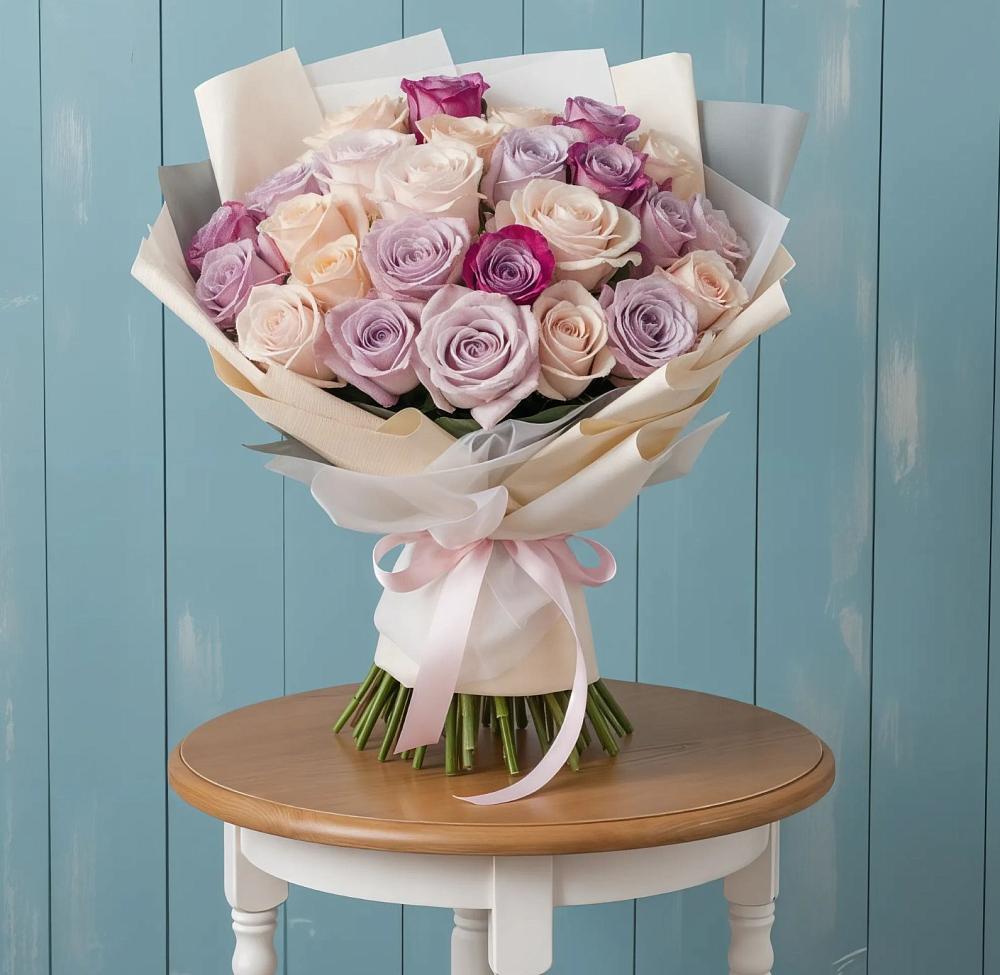 Букет цветов из: Розы в Заметчино