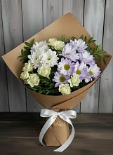 Букет цветов из:  Хризантемы и Розы #REPLACE_PRED# Заметчино