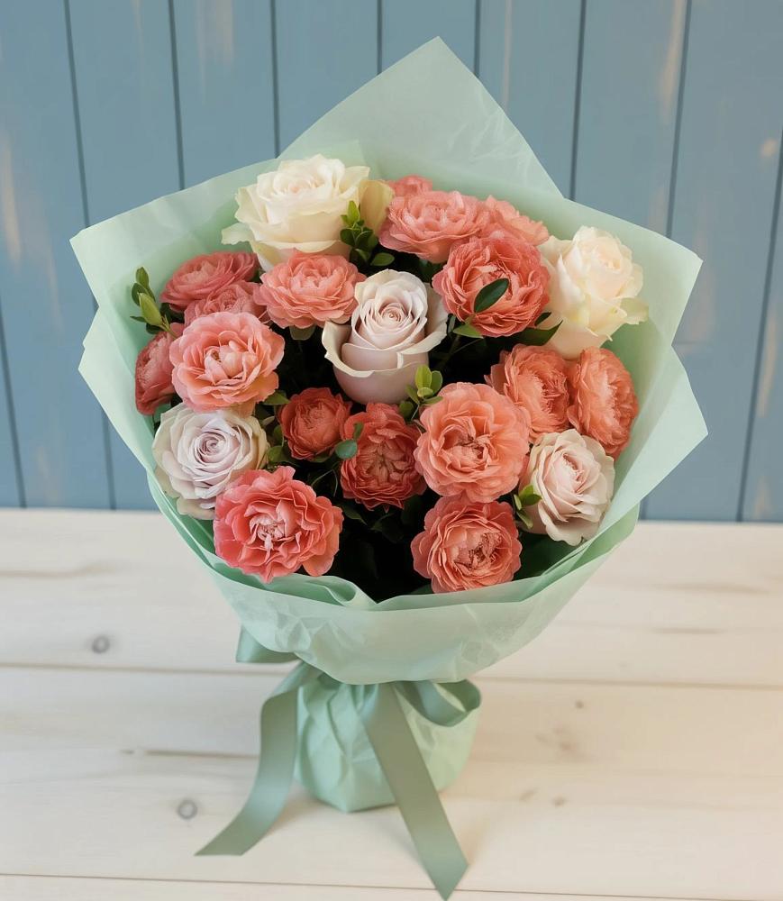 Букет цветов из: Розы в Заметчино