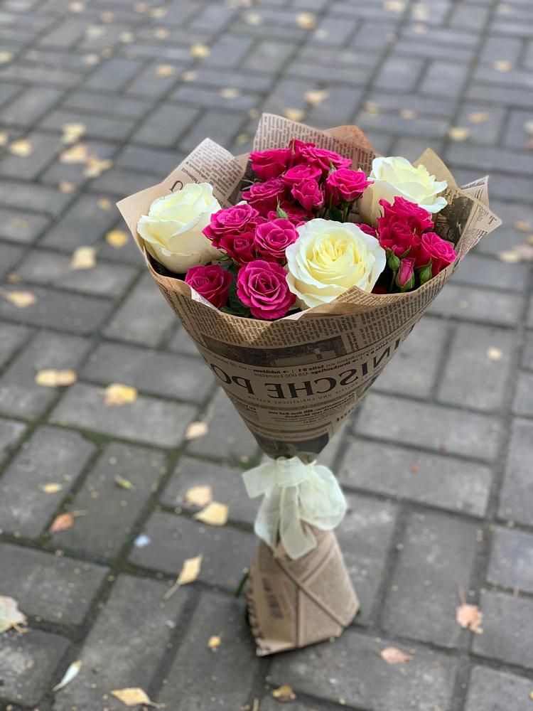 Букет цветов из: Розы в Заметчино