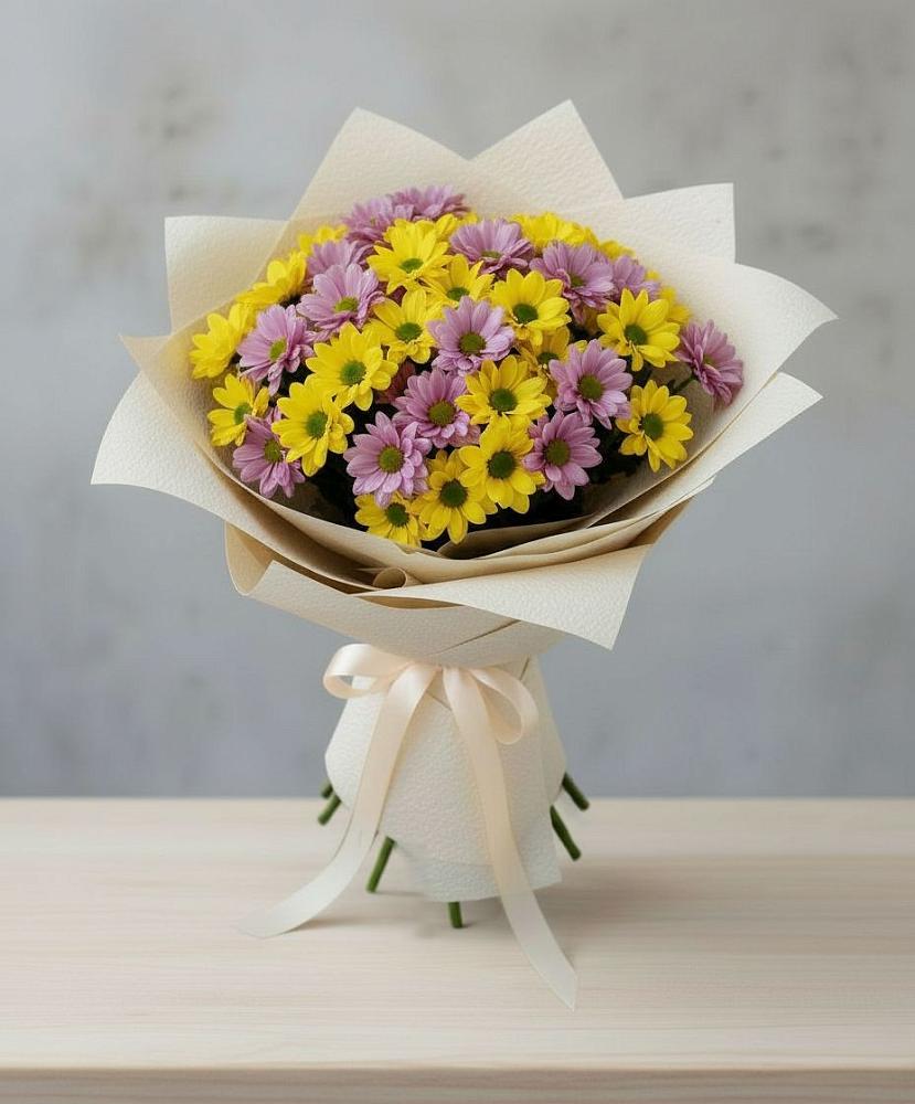 Букет цветов из: Хризантемы в Заметчино